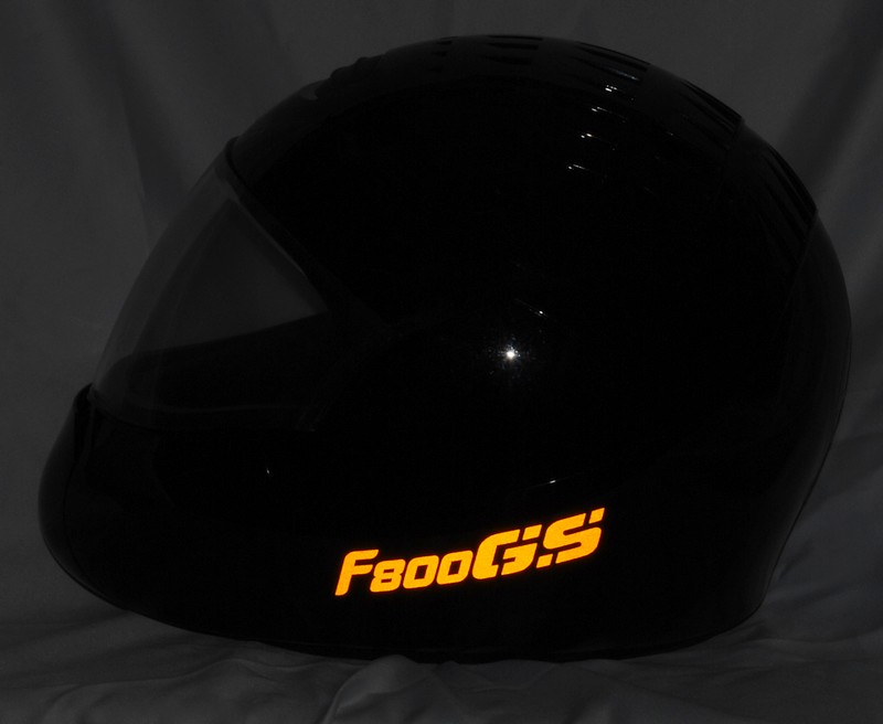 Reflective helmet sticker F800GS style Typ 2 Stickers 