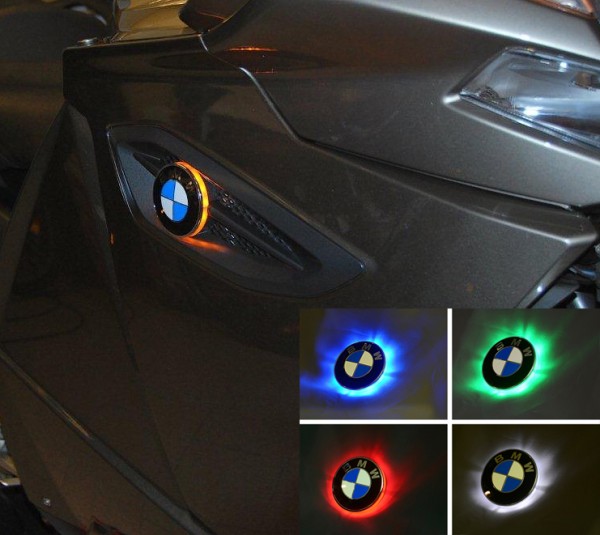 K1300GT two colour BMW roundel LED lights / lights | Lighting Electrical | K1200GT / K1300GT | BMW K Series | schroedie.de english